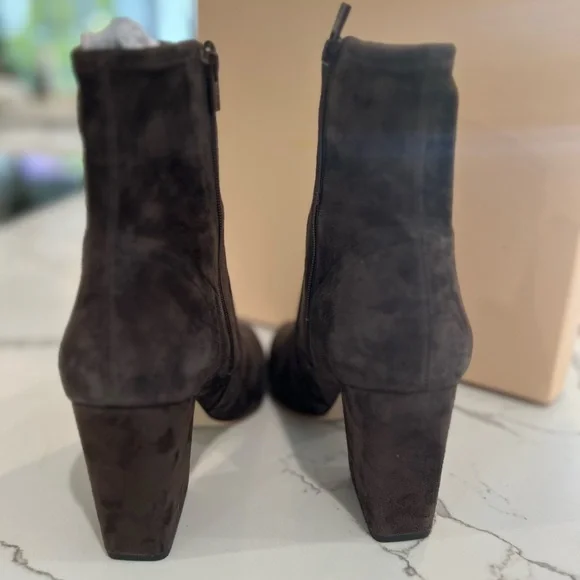 Loeffler Randall Brown Suede Isla Bootie - Picture 4 of 14